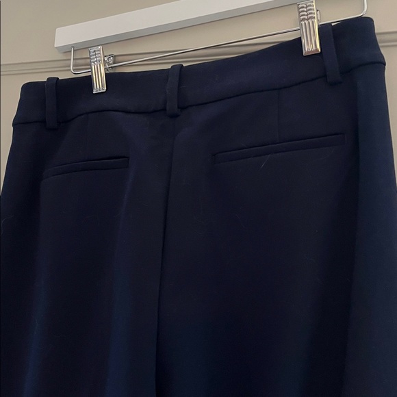 NWOT J. Crew | Sydney Wide Leg Crop Pants in Four Season Stretch | Navy | 8 - Picture 8 of 14